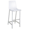 Juelia Bar Stools Chrome and Clear Acrylic (Set of 2) image