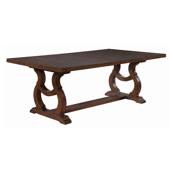 Brockway Trestle Dining Table Antique Java image