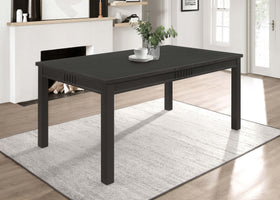 Marbrisa Rectangular Dining Table Matte Black