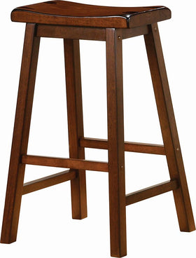 Durant Wooden Bar Stools Chestnut (Set of 2)