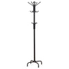 Collier 12-hook Coat Rack Black image