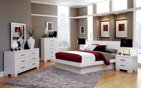 Jessica Minimalistic Platform Bedroom Set