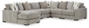Aslan Court Sectional with Chaise