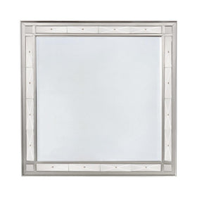 Leighton Beveled Dresser Mirror Metallic Mercury