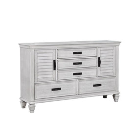 Franco 5-drawer Dresser Antique White