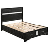 Miranda Full Storage Bed Black image