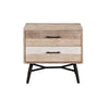 Marlow 2-drawer Nightstand Rough Sawn Multi image