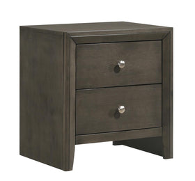 Serenity 2-drawer Nightstand Mod Grey