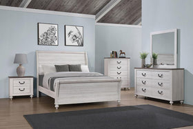 Stillwood 4-piece California King Panel Bedroom Set Vintage Linen