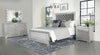 Eleanor Upholstered Tufted Bedroom Set Metallic image