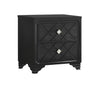 Penelope 2-drawer Nightstand Black image