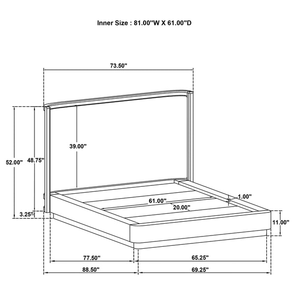 Kailani 4 & 5 Pc Bedroom Set E.King, Cal.King & Queen