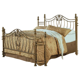 Sydney Eastern King Bed Antique Brushed Gold