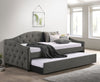 Sadie Upholstered Twin Daybed with Trundle