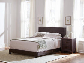 Dorian 4-piece Full Bedroom Set Brown and Dark Cocoa