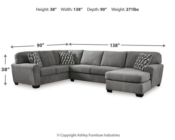 Birkdale Court Sectional with Chaise