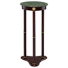 Edie Round Marble Top Accent Table Merlot image