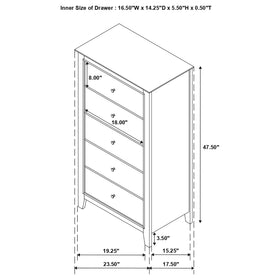 Selena Bedroom Set Sleigh Headboard Buttermilk