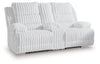 Rhines Falls Power Reclining Loveseat with Console