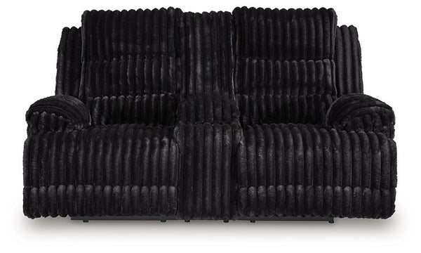 Rhine Falls Reclining Loveseat with Console