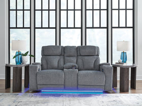 Studio Cave Power Reclining Loveseat with Console