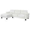 Caspian Upholstered Curved Arms Sectional Sofa