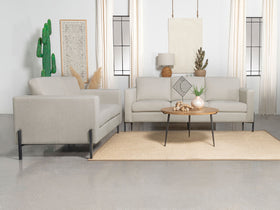 Tilly Upholstered Track Arms Sofa Set