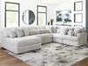 Cuddle Plush Sectional with Chaise
