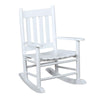 Annie Slat Back Youth Rocking Chair White image