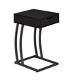 Troy Accent Table with Power Outlet Cappuccino image