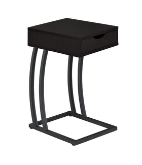 Troy Accent Table with Power Outlet Cappuccino