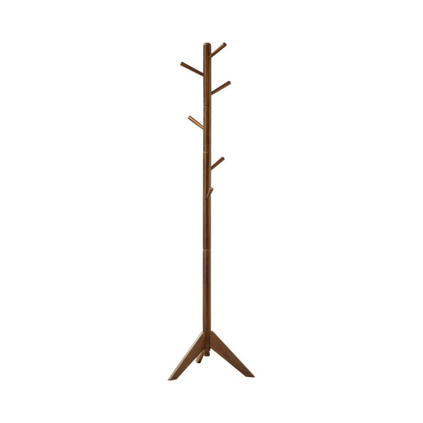 Devlin Coat Rack with 6 Hooks Walnut image