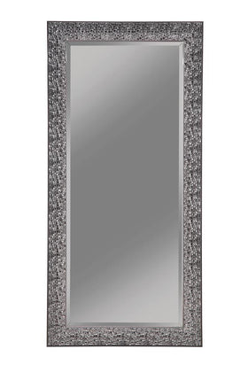 Rollins Rectangular Floor Mirror Black