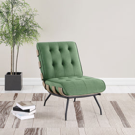 Aloma Armless Tufted Accent Chair