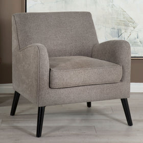 Charlie Upholstered Accent Chair with Reversible Seat Cushion