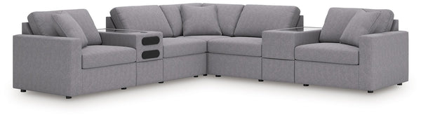 Modmax Balanced Sectional with Audio and Storage Consoles