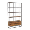 Belcroft 4-drawer Etagere Natural Acacia and Black image