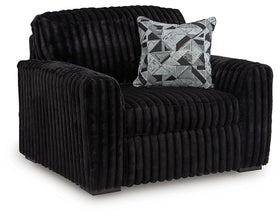 Midnight-Madness Oversized Chair