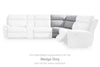 Social Pointe Reclining Sectional with Storage Console