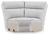 Social Pointe Reclining Sectional with Storage Console