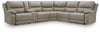 Narwhal Place Reclining Sectional with Storage Console