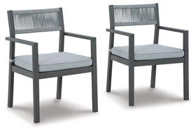 Eden Town Arm Chair with Cushion (Set of 2)