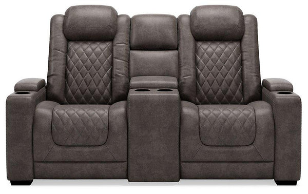 HyllMont Power Reclining Loveseat with Console image