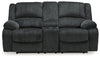 Draycoll Power Reclining Loveseat with Console