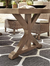 Beachcroft Dining Table with Umbrella Option