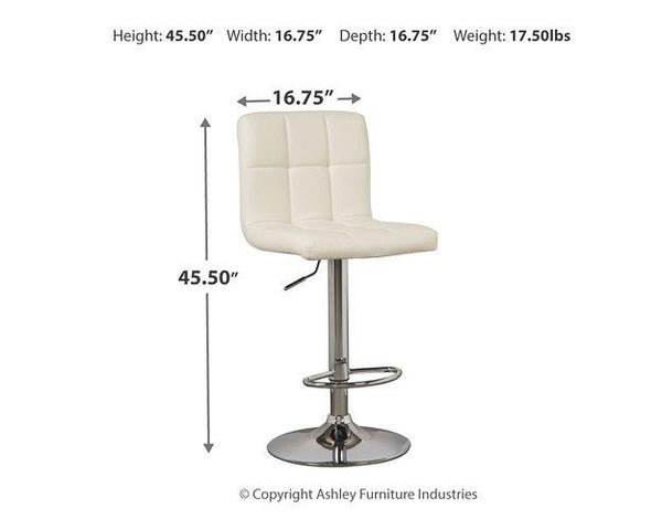 Bellatier Adjustable Height Bar Stool