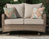 Clear Ridge Glider Loveseat with Cushion