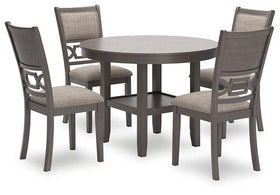 Wrenning Dining Table and 4 Chairs (Set of 5)