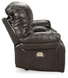 Hallstrung Power Reclining Loveseat with Console