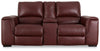 Alessandro Power Reclining Loveseat with Console